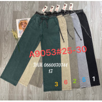 Yingguoxiang Wide leg брюки в кольорах трикотажні стрейч літо 25-30 9053