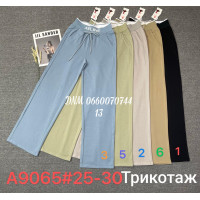 Yingguoxiang Wide leg брюки в кольорах трикотажні стрейч літо 25-30 9065