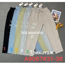 Yingguoxiang Мом брюки трикотажні в кольорах стрейч літо 31-36 9067