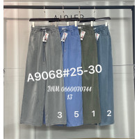 Yingguoxiang Wide leg брюки в кольорах трикотажні стрейч літо 25-30 9068