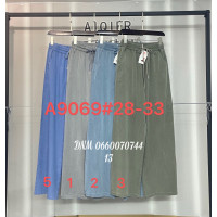 Yingguoxiang Wide leg брюки в кольорах трикотажні стрейч літо 28-33 9069