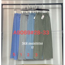 Yingguoxiang Wide leg брюки в кольорах трикотажні стрейч літо 28-33 9069