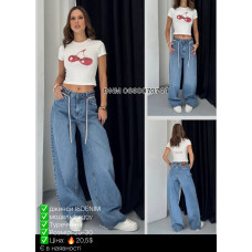 i8 denim  Баггі джинси синього кольору Baggy 25-30 004