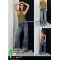 i8 denim  Wide leg джинси широкі іржавого кольор 25-30 025