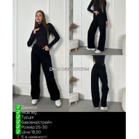 i8 denim  Wide leg джинси широкі чорного кольору 25-30 043