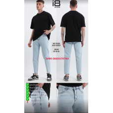 i8 denim  Boyfriend джинси блакитного кольору бойфренд 29-36 80440