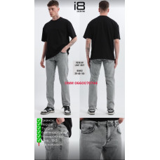 i8 denim  Regular джинси сірого кольору штанка по нозі регуляр 30-40 80492