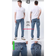 i8 denim  Regular джинси синього кольору штанка по нозі регуляр 30-40 80493