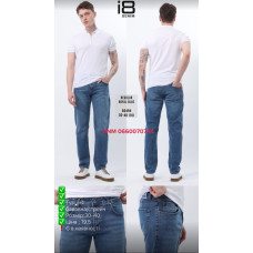i8 denim  Regular джинси синього кольору штанка по нозі регуляр 30-40 80494