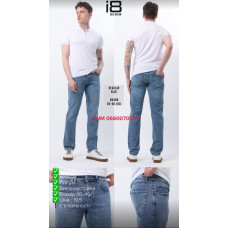 i8 denim  Regular джинси синього кольору штанка по нозі регуляр 30-40 80498