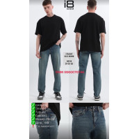 i8 denim  Straight джинси іржавого кольору рівні 30-38 80510
