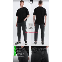i8 denim  Boyfriend джинси чорного кольору бойфренд 29-36 80516