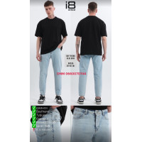 i8 denim  Boyfriend джинси блакитного кольору бойфренд 29-36 80526