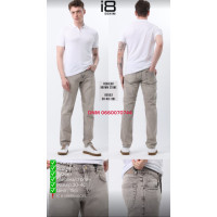 i8 denim  Regular джинси сірого кольору штанка по нозі регуляр 30-40 80553