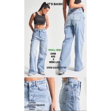 It’s basic  Wide leg джинси блакитного кольору весна 32-36 2498-3