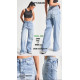 It’s basic  Wide leg джинси блакитного кольору весна 32-36 2498-3
