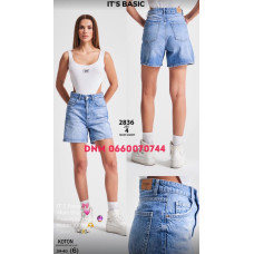 It’s basic  Шорти джинси блакитного кольору 34-42 2836