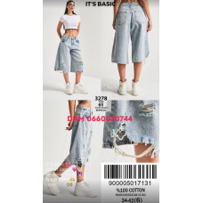 It’s basic  Шорти джинси блакитного кольору 34-42 3278