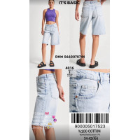 It’s basic  Шорти джинсові блакитного кольору 34-42 4016