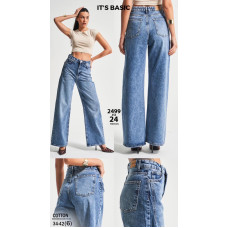 It’s basic  Wide leg джинси блакитного кольору 34-42 2499