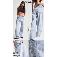 It’s basic  Баггі джинси блакитного кольору Baggy shorts 34-42 3814