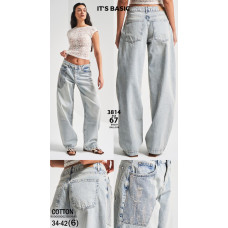 It’s basic  Баггі джинси блакитного кольору Baggy shorts 34-42 3814