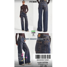 It’s basic  Wide leg джинси широкі іржавого кольору 32-36 2498-10