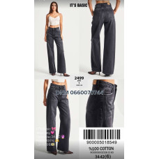 It’s basic  Wide leg джинси широкі сірого кольору 34-42 2499-1