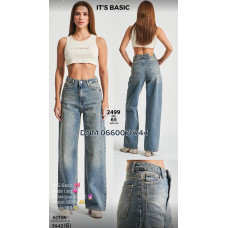 It’s basic  Wide leg джинси широкі брудного кольору 34-42 2499-65