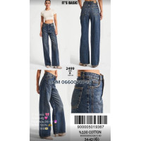 It’s basic  Wide leg джинси широкі іржавого кольору 34-42 2499-8