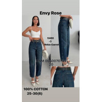 Envy Rose Relax carrot джинси синього кольору демісезон 25-30 5466-3