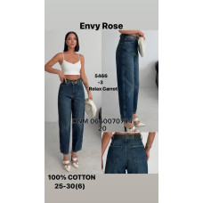 Envy Rose Relax carrot джинси синього кольору демісезон 25-30 5466-3