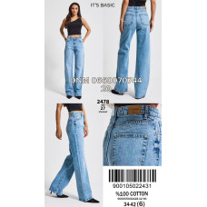 It’s basic  Straight джинси блакитного кольору 34-42 2478-27