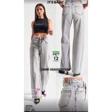 It’s basic  Straight джинси сірого кольору весна 32-36 2477