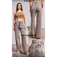 It’s basic  Wide leg джинси брудного кольору весна 32-36 2498