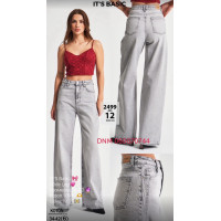 It’s basic  Wide leg джинси сірого кольору весна 34-42 2499