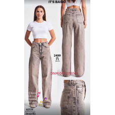 It’s basic  Wide leg джинси брудного кольору весна 34-42 2499