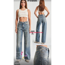It’s basic  Wide leg джинси широкі іржавого кольору 34-42 2499-65