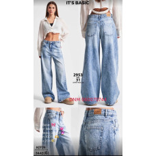 It’s basic  Wide leg джинси блакитного кольору весна 34-42 2953