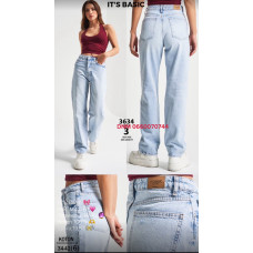 It’s basic  Мом джинси сірого кольору Mom fit 34-42 3634-3