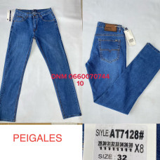 Peigales Класичні джинси синього кольору Classic fit 29-38 7128