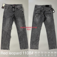 Red Leopard Класичні джинси сірого кольору Classic fit 30-38 1108