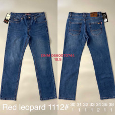 Red Leopard Класичні джинси синього кольору Classic fit 30-38 1112