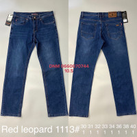 Red Leopard Класичні джинси синього кольору Classic fit 30-40 1113
