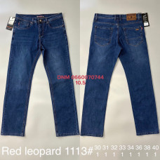 Red Leopard Класичні джинси синього кольору Classic fit 30-40 1113