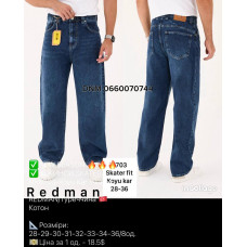 Redman Скейтер джинси синього кольору Skater fit 28-36 6703