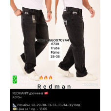 Redman Труби джинси широкі сірого кольору 28-36 6739 