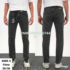 Redman Звужені джинси сірого кольору Slim fit 29-36 6689