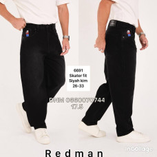 Redman Скейтер джинси чорного кольору Skater 26-33 6691