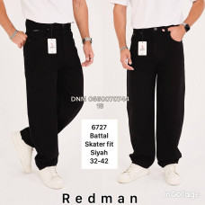 Redman Скейтер джинси чорного кольору Skater 32-42 6727